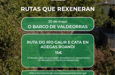 Ruta Río Galir e Cata en Adegas Roandi